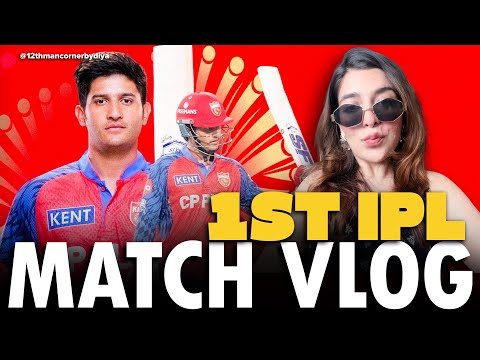 1st-ever IPL match experience at Mullanpur #ipl2026