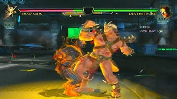 Deathstroke 125% Rage Exploit Combo MK vs DC