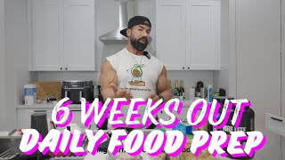 Contest Prep "Day of Meals" - 6 Weeks Out