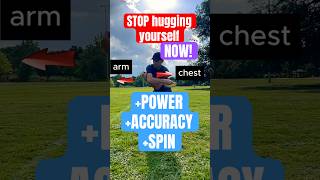 Stop hugging / un-hug yourself drill  #discgolf  #shorts