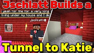Jschlatt Builds an Entrance to KatieB's House on QSMP 2 Minecraft