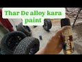 Mahindra Thar De alloy kara black