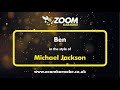 Michael Jackson Ben Karaoke Version With Lyrics On Screen 