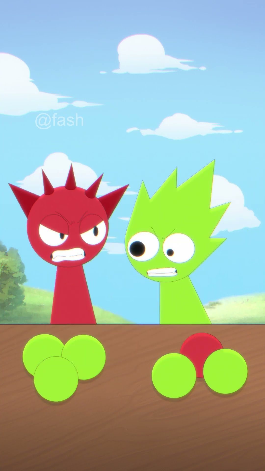 Color Change Raddy and Owakcx (Incredibox Sprunki)