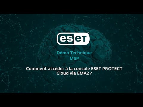 Comment accéder à ESET PROTECT Cloud via EMA2 ?