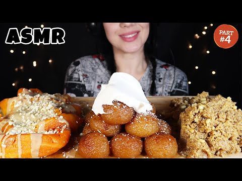 POPÜLER TÜRK TATLILARI ASMR Part 4 | İrmik Helvası, Kabak Tatlısı, Kemalpaşa | Asmr Türkçe Mukbang