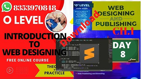 How To Download Sublime | Free Editors | M2R5 | Web Designing O level online class| F2EDUCATION |