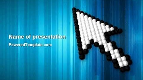Pointer PowerPoint Template by PoweredTemplate.com