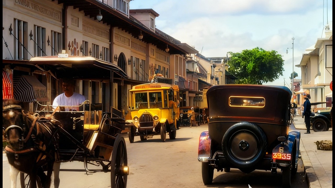 Cantiknya Bandung di Tahun 1927 | Arsip Langka yang Dihidupkan Kembali [4K]