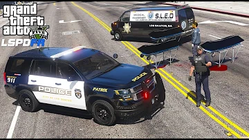 GTA 5 LSPDFR #647 Los Santos Police Tahoe Patrol - New Coroner