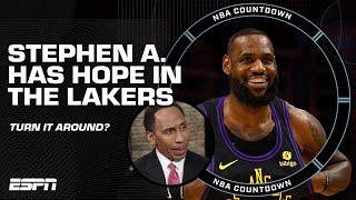 Stephen A. is 'HOLDING OUT HOPE' for the Lakers to SAVE THEIR SEASON 👀 | NBA Countdown