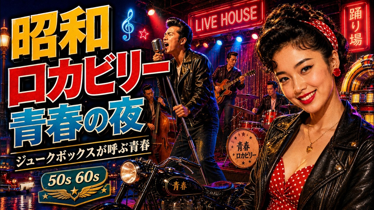 昭和ロカビリー｜ジュークボックスが呼ぶ青春｜50年代・60年代
