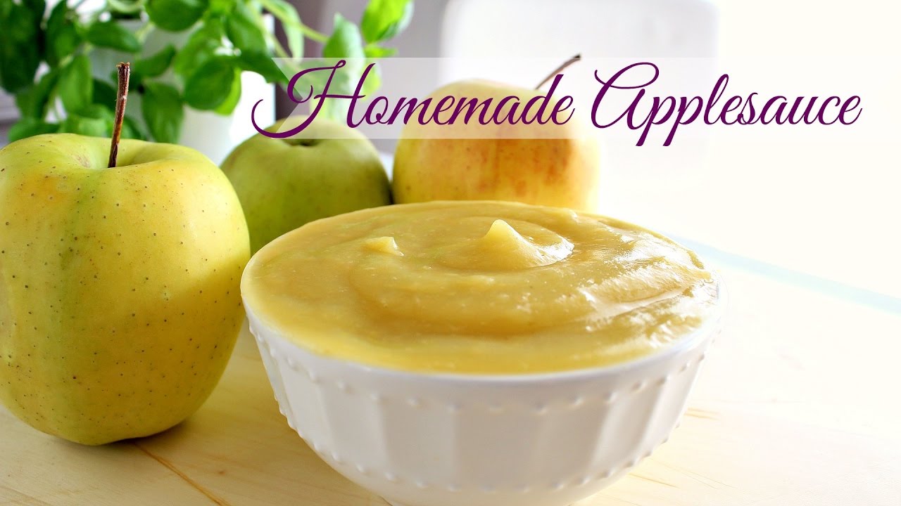 Unsweetened Applesauce recipe/ La Purea di Mele senza zucchero ricetta
