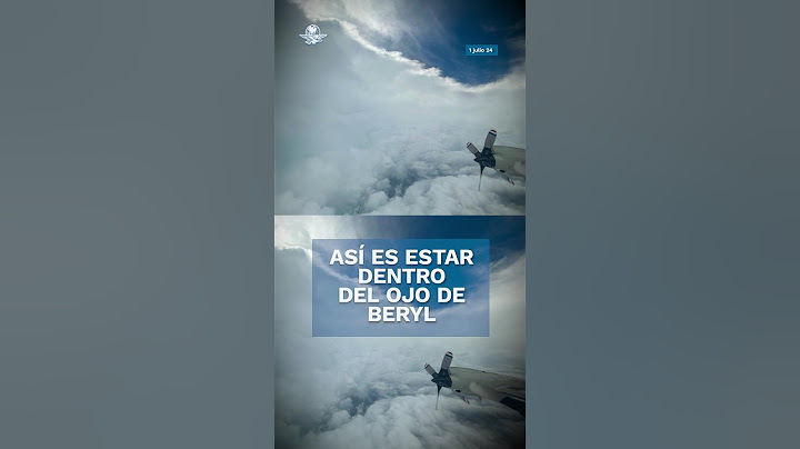 ¡En las entrañas de Beryl! Avión caza huracanes entra al ojo del ciclón y lo muestra al mundo