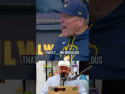 Brewers manager Pat Murphy is furious about these no swing calls, a breakdown #mlb #baseball #sports