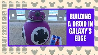 Building a BB-unit at the Droid Depot in Star Wars: Galaxy's Edge