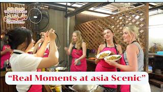 Real Thai Cooking Experience! 🍲 | Chaos, Laughter & Delicious Food at Asia Scenic