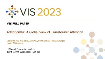AttentionViz: A Global View of Transformer Attention - Fast Forward | VIS 2023