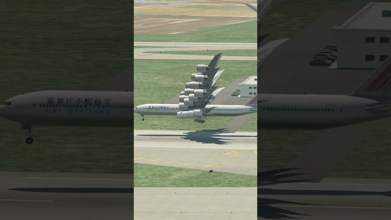 A Passenger Plane With 32 Engines Strange Wing Has Landed How About The Design Of This 