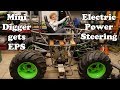 Mini Grave Digger gets EPS Electric Power Steering Custom 4wd Modded Power Wheels