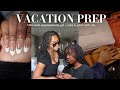 VACAY PREP | mini twist , gelX nails + packing essentials!