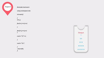 Chapter-1 Review of C++ Programming _programs using Nested for.. Loop