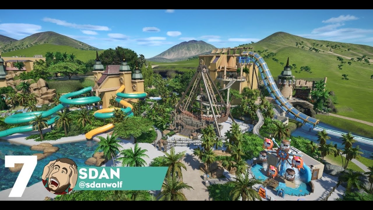 planet coaster water