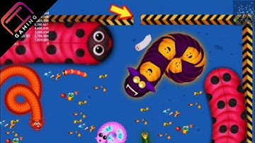 WORMS ZONE.IO || PRO VS NOOB BEST KILLS || BIG SNAKE SAMP WALA GAME || DIFFY SNAKE || CHARSI GAMING