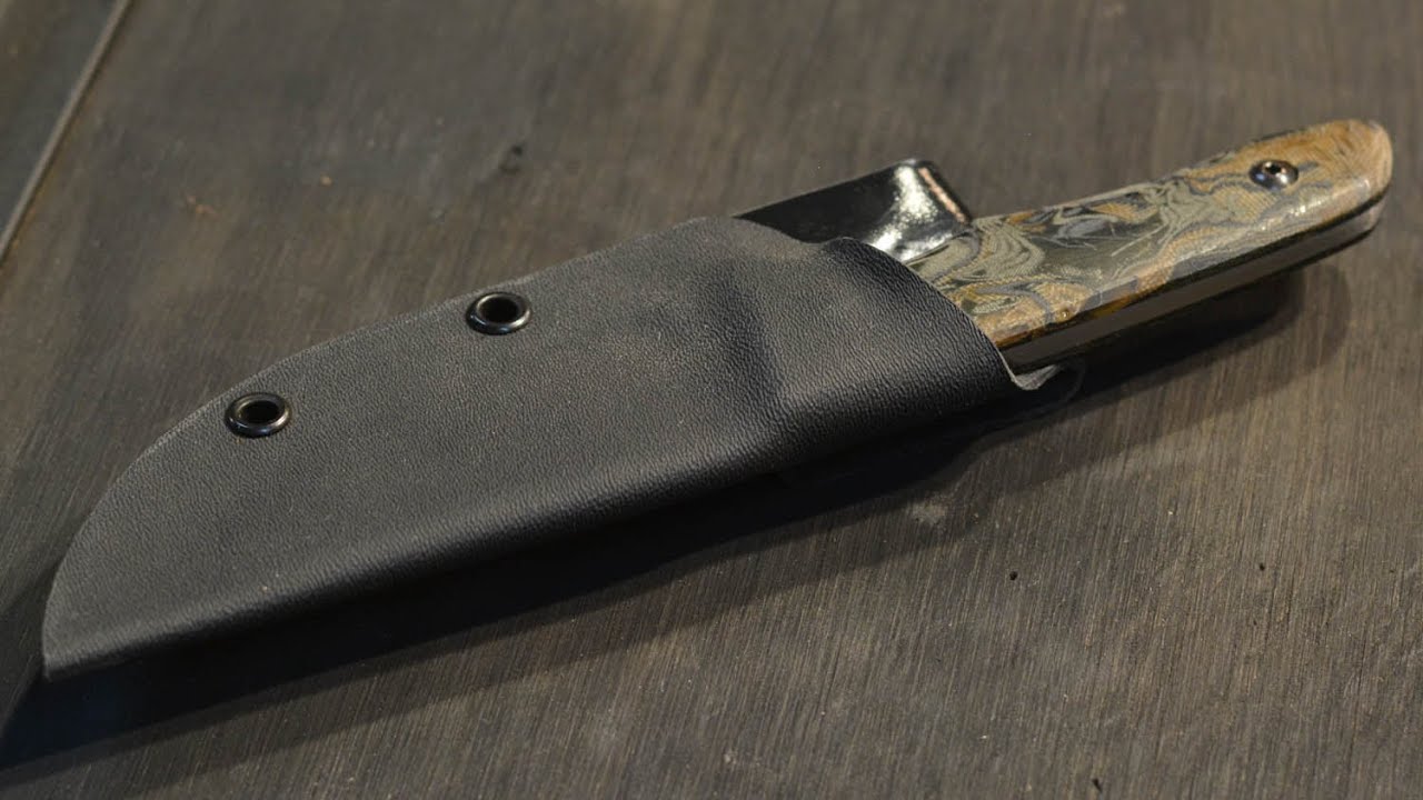 How to Make a Kydex Knife Sheath - YouTube