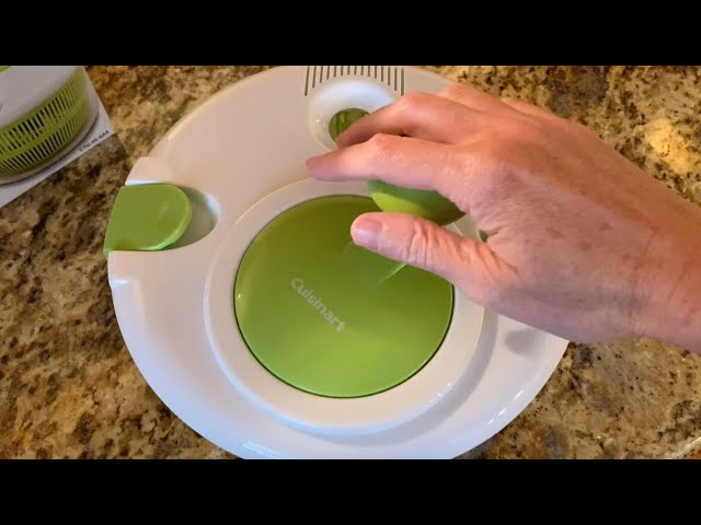  Cuisinart Large Salad Spinner- Wash, Spin & Dry Salad