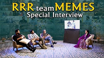 RRR Team Memes Special Interview | Jr Ntr | Ram Charan | Rajamouli | Gs Media