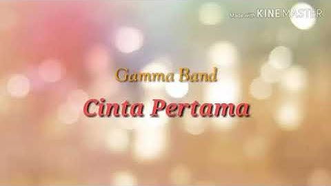 Gamma band - cinta pertama (video lirik animasi)