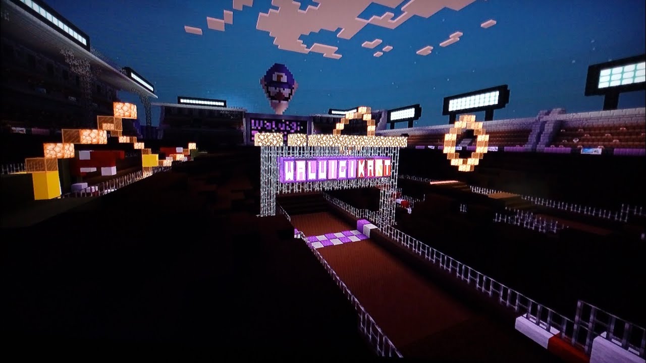 GCN Waluigi Stadium (Minecraft) - YouTube