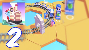 Tiny Trains - Gameplay Walkthrough Android, IOS Part 2