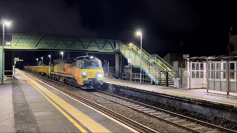 Colas Rail Class 70s Top & Tail into Cornwall @ Keyham Station - 07/10/24