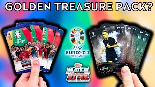 25 PACKS TO FIND THE GOLDEN TREASURE CARDS! | TOPPS MATCH ATTAX UEFA EURO 2024 | 25 PACK OPENING!