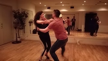 Brazilian Zouk, Improvisation / Social Dance - Lili & Kris