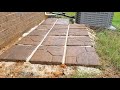 Paver Stone Laying DIY Project