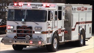 Kentland Volunteer Fire Department Rescue Engine 833 Responding