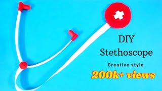 DIY Paper Stethoscope || How to make a paper stethoscope
