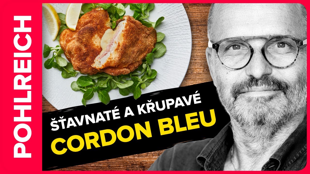 Křupavý a šťavnatý klasik - kuřecí Cordon bleu