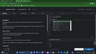 Reach On Time ,Codechef Solutions , Competitive Programming