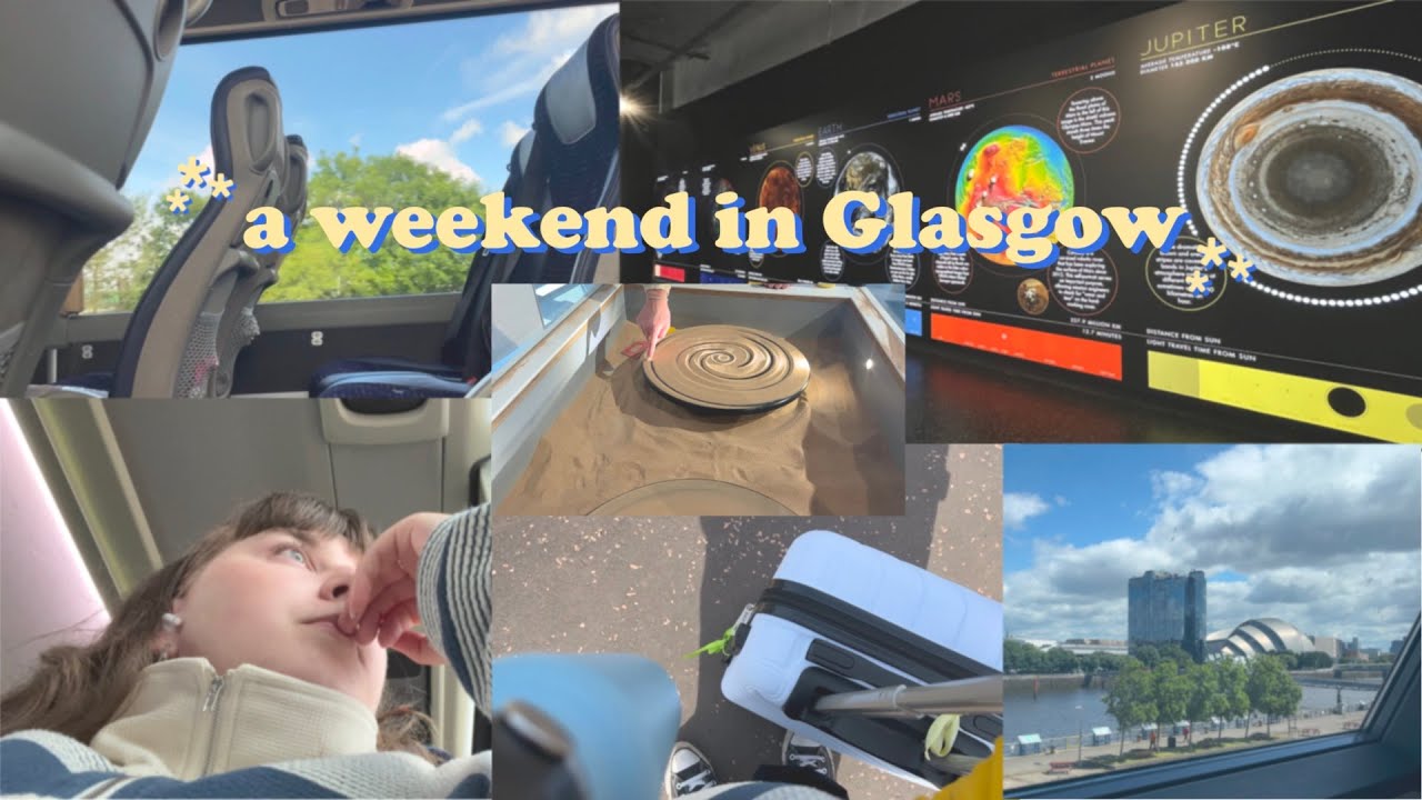 a weekend away in Glasgow ☀️🌷🪐 || faith