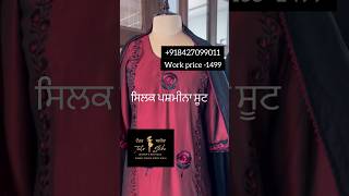 Trending Pure Silk Pashmina Suits Ll Dm8427099011 For Order . Ship Globally