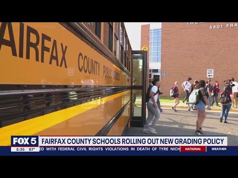 Fairfax County Public Schools rolling out new grading policy