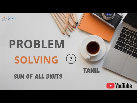 Java Program to Find Sum of Digits | Simple Logic Explained Step-by-Step | Tamil