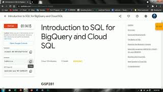 Introduction to SQL for BigQuery and Cloud SQL | Qwiklabs [GSP281] | 30 Days Google Cloud Challenge