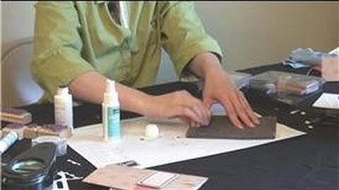 Rubber Stamping & Card Making : How to Clean Ink Stamps for Crafting