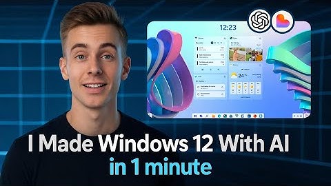 I Developed windows 12 with Ai👆🤖 🚀 – You Won’t Believe This!