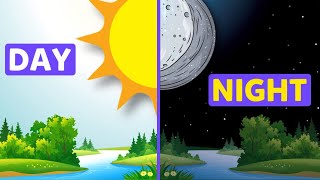 Day and Night: Learn English Words with Novakid | English vocabulary for kids